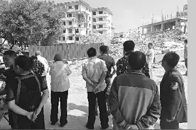 离石区凤山街道办棚户区“接地气”拆迁图片