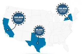 占领美利坚？在美国际留学生有77%来自亚洲图片