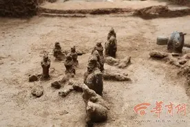 西咸新区发现西魏时期墓葬 墓主陪葬彩俑寄乡愁图片