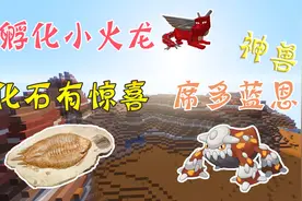 神奇宝贝45〓神兽席多蓝恩，化石翼龙，孵化火龙蛋 我的世界