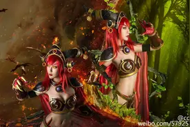 国内玩家魔兽COS 红龙女王阿莱克斯塔萨图片