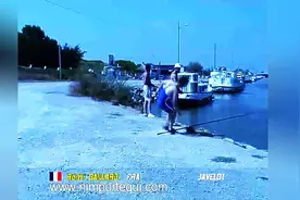 街头恶搞田径十项全能，一个人能玩的这么开心，真是醉了！图片