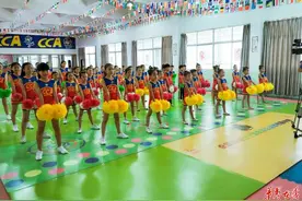 湖南省首次啦啦操“七彩星级”考级启动图片