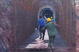 南充干渠八标段最后1座隧洞年底将贯通图片