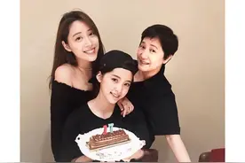 欧阳娜娜为妈妈庆生 娜娜妈曾是台湾玉女明星图片