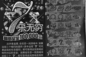 苏州彩民仅买一张“7乐无穷”喜中10万大奖图片