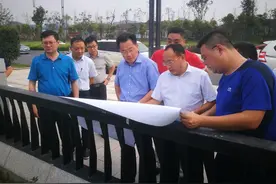 刘强市长带队督察高新区污水管网建设和运行情况图片