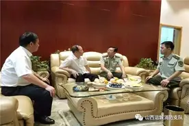 会商｜运城消防支队张新平支队长与芮城县县委书记董旭光共商消防发展大计图片