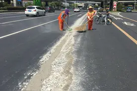 混凝土车太任性，呵呵，罚你5000元长你记性图片