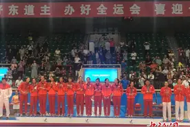 江苏女排3：0横扫上海 首夺全运会冠军图片