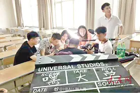 八一农垦大学师生拍摄原创微电影《嘿，大学》献礼毕业季图片