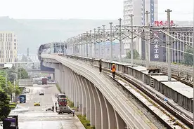 轨道10号线年底通车 将与T3A航站楼无缝换乘图片