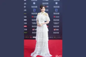 陈妍希温婉现身芭莎慈善夜 捐款70万为爱加速图片