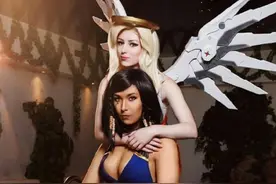 《守望先锋》夏日派对 外服小姐姐精美cos来袭图片