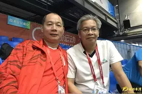 以球会友，两岸羽毛球爱好者相聚全运会图片