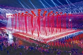 天津全运会盛大开幕 江西代表团闪亮登场图片