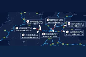 交警提醒：昆明至瑞丽版纳等方向车流量大图片