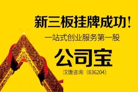公司宝新三板挂牌成功 成为一站式创业服务第一股图片