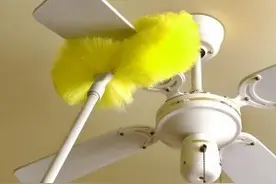 老婆只看了一眼这妙招，我家吊扇就干净得像新买的！厉害图片