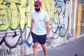 微胖男孩怎么穿 跟达人学胖男生的夏季搭配图片