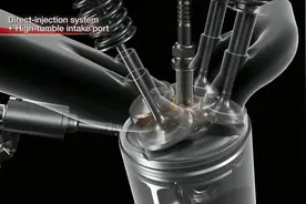 新一代本田雅阁2.0T发动机及10速AT变速箱工作特性动画