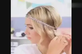 好一款哥特唯美风编发，只需要一根宝石项链！