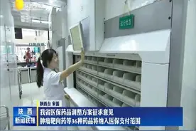 陕西：肿瘤靶向药等36种药品将纳入医保支付范围视频封面