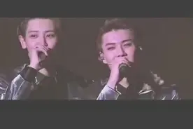 EXO集体起哄，吴世勋对鹿晗抛媚眼，引全场粉丝疯狂尖叫！视频封面