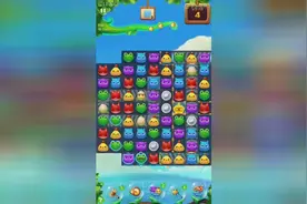 开心消消乐1197关激活闪电鸟完美三星过关攻略