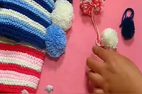 围巾编织教程 围巾毛绒毛线球球的做法视频封面