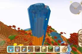 迷你世界 岩浆+水可以快速制造出岩石出来