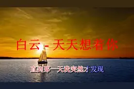 白云 的一首情歌《天天想着你》视频封面