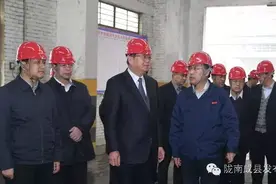 白银公司董事长廖明一行来成州锌冶炼厂检查工作 李祥、李鹏军等领导陪同图片