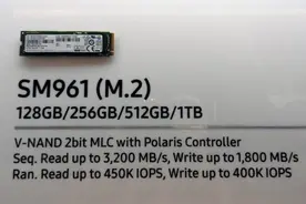 三星推出SM/PM961 M.2 SSD新品: 采用MLC闪存和Polaris主控图片