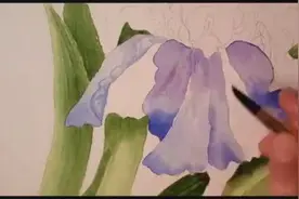 跟着音乐看外国牛人如何给花填色，画技太牛掰了！图片