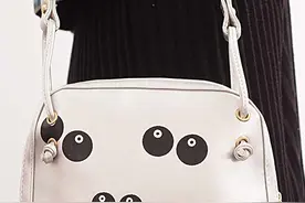 日韩潮流可爱卡通眼睛单肩斜挎小方包，时尚阳光！图片