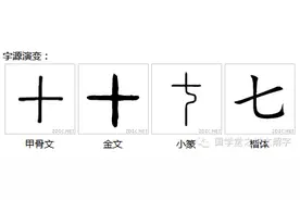 说文解字：“七”情六欲图片