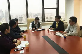 淮安市商务局来苏拜访苏州台协图片