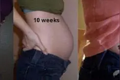 三胞胎妈妈的怀孕过程，看到最后一张我狠狠的哭了！图片