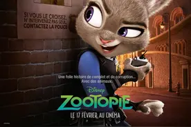 《疯狂动物城》高清海报,为什么中文版看着那么奇怪！图片