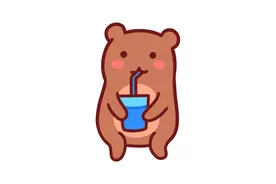 可爱的小熊表情图片