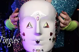 ASMR，魔法姐姐给你满足的硅胶头敲击，刮伤，洗耳，海绵视频封面