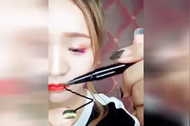 用发夹画眼线，长知识了吧