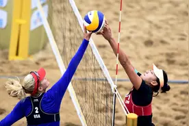 排球——沙滩排球世界巡回赛厦门公开赛赛况图片