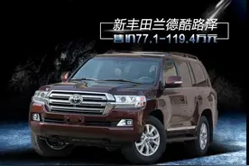 全新兰德酷路泽正式上市 售价77.1-119.4万元图片