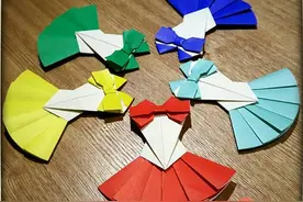 亲子手工美少女战士服折纸图解教程图片