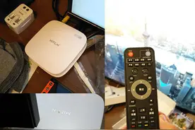 上海电信免费送的4K版IPTV机顶盒装好了！图片