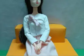 亲子手工芭比娃娃沙发制作图解教程图片