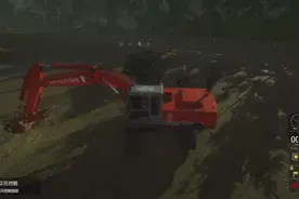 淘金热潮模拟游戏实况：启动挖掘机视频封面