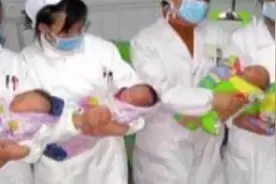 95年孕妇剖腹产下五胞胎，看到孩子性别后，医生笑了，姥姥却哭了视频封面